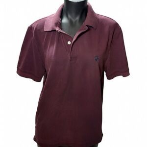 Brooks Brothers Men's Performance Polo in Burgundy